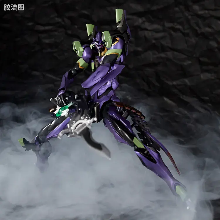 海洋堂转轮科技山口式可动系列 EVANGELION EVOLUTION EV-019 EVA初号机 刀野薙Ver. - 图片