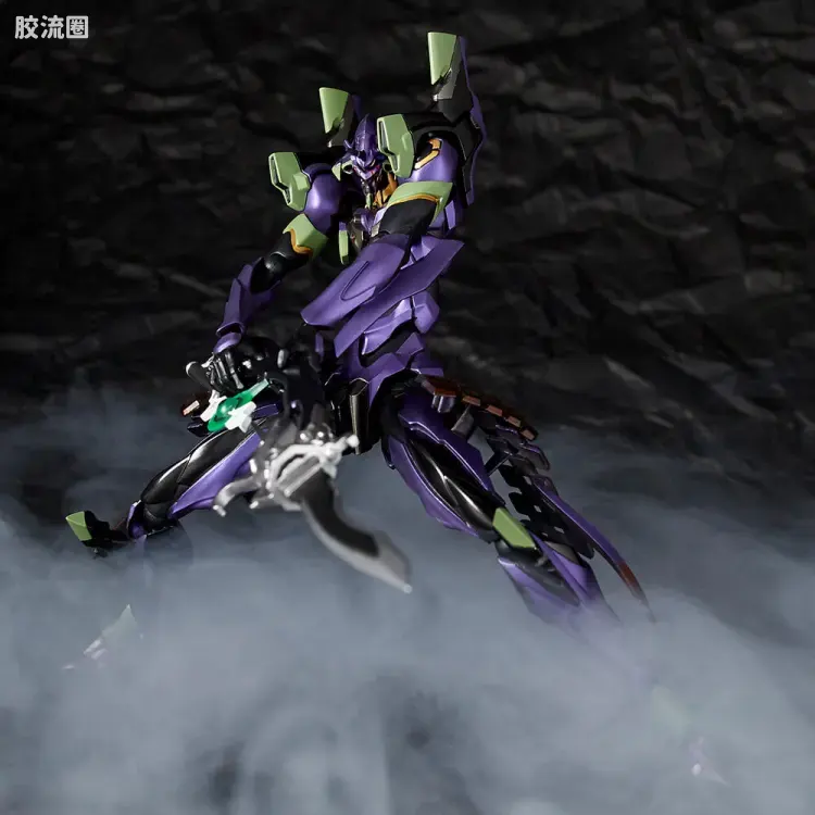 海洋堂转轮科技山口式可动系列 EVANGELION EVOLUTION EV-019 EVA初号机 刀野薙Ver. - 图片