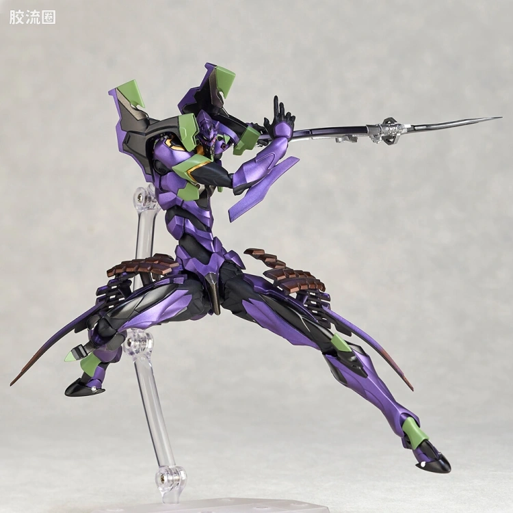 海洋堂转轮科技山口式可动系列 EVANGELION EVOLUTION EV-019 EVA初号机 刀野薙Ver. - 图片