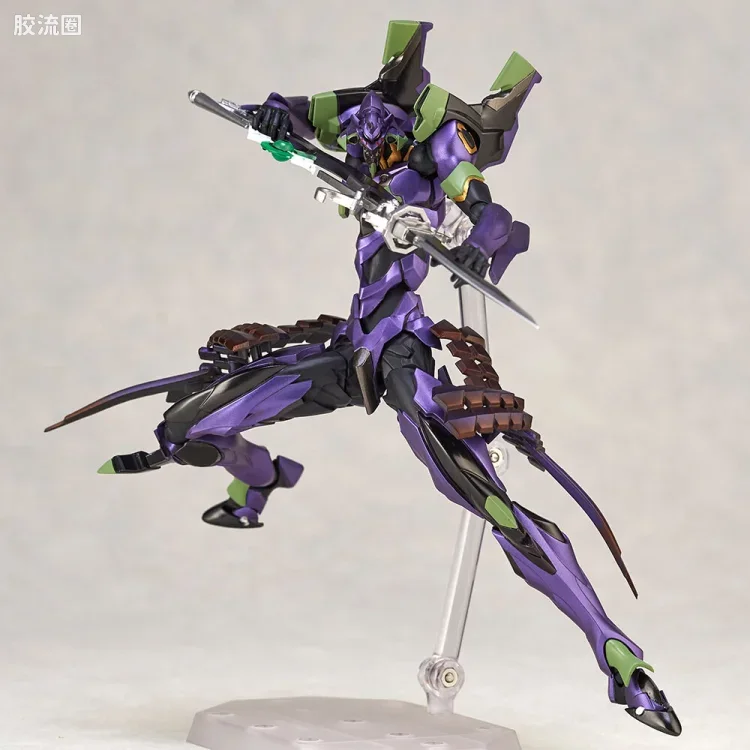 海洋堂转轮科技山口式可动系列 EVANGELION EVOLUTION EV-019 EVA初号机 刀野薙Ver. - 图片