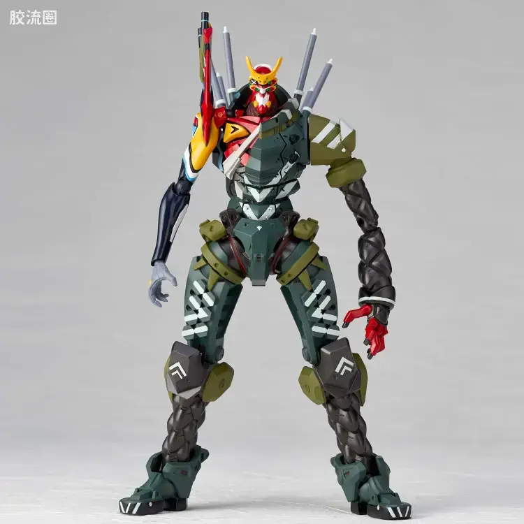 海洋堂转轮科技山口式可动系列 EVANGELION EVOLUTION EV-021 EVA 新2号机α - 图片