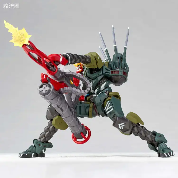 海洋堂转轮科技山口式可动系列 EVANGELION EVOLUTION EV-021 EVA 新2号机α - 图片