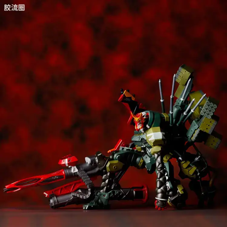 海洋堂转轮科技山口式可动系列 EVANGELION EVOLUTION EV-021 EVA 新2号机α - 图片