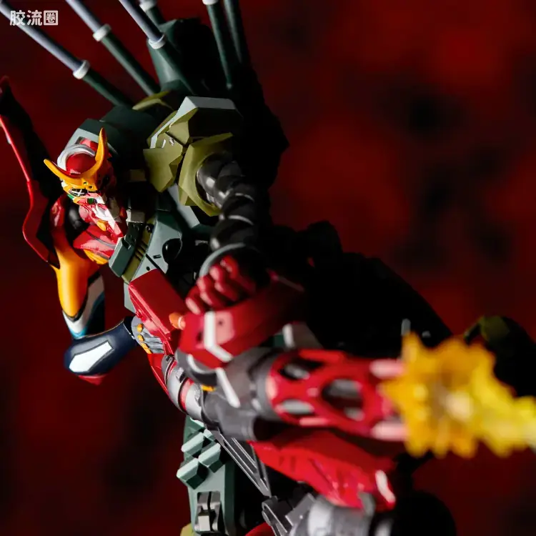 海洋堂转轮科技山口式可动系列 EVANGELION EVOLUTION EV-021 EVA 新2号机α - 图片