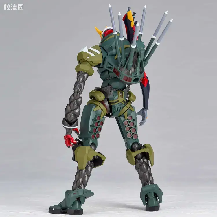 海洋堂转轮科技山口式可动系列 EVANGELION EVOLUTION EV-021 EVA 新2号机α - 图片