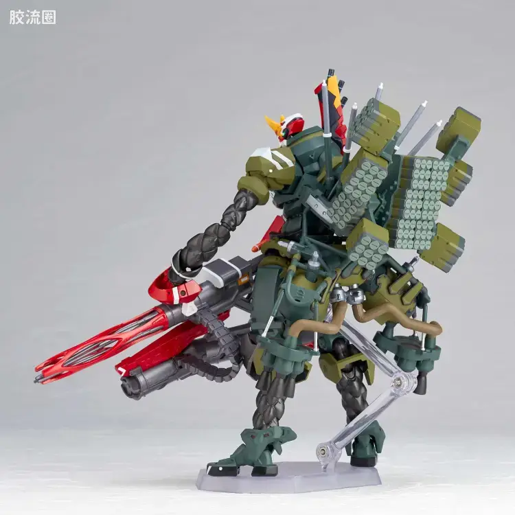 海洋堂转轮科技山口式可动系列 EVANGELION EVOLUTION EV-021 EVA 新2号机α - 图片
