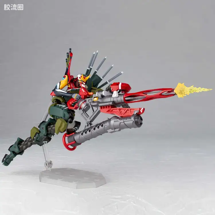 海洋堂转轮科技山口式可动系列 EVANGELION EVOLUTION EV-021 EVA 新2号机α - 图片