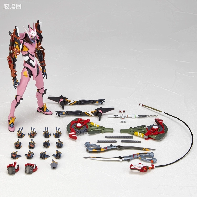海洋堂转轮科技山口式可动系列 EVANGELION EVOLUTION EV-023 EVA改8号机γ - 图片