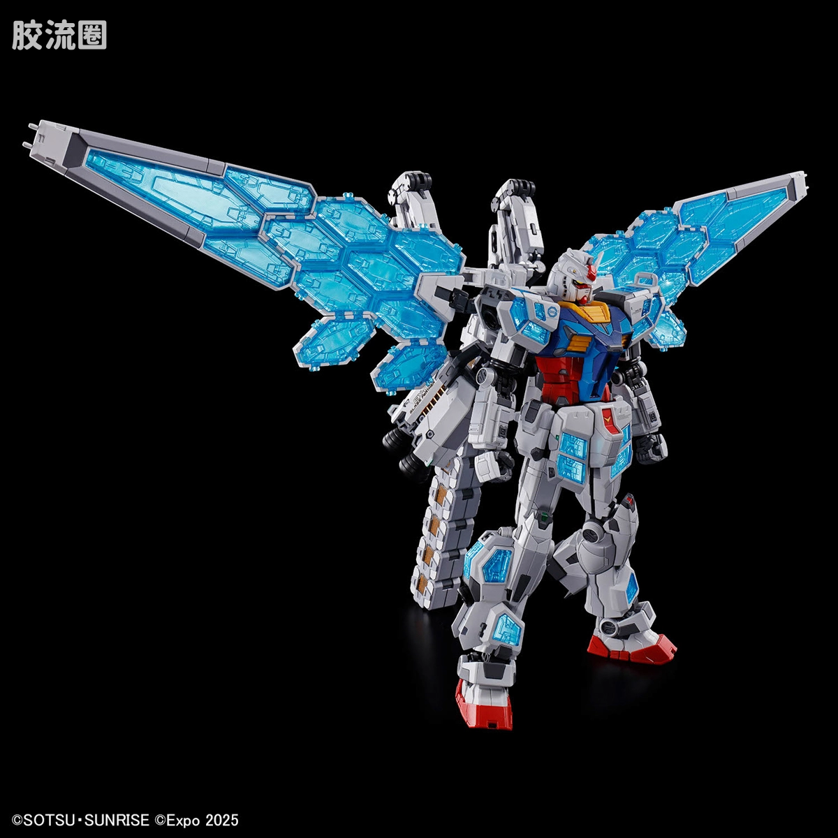 GUNDAM NEXT FUTURE PAVILION 系列 1/144 RX-78F00/E 高达(EX-001 玻璃羽翼装备) - 图片