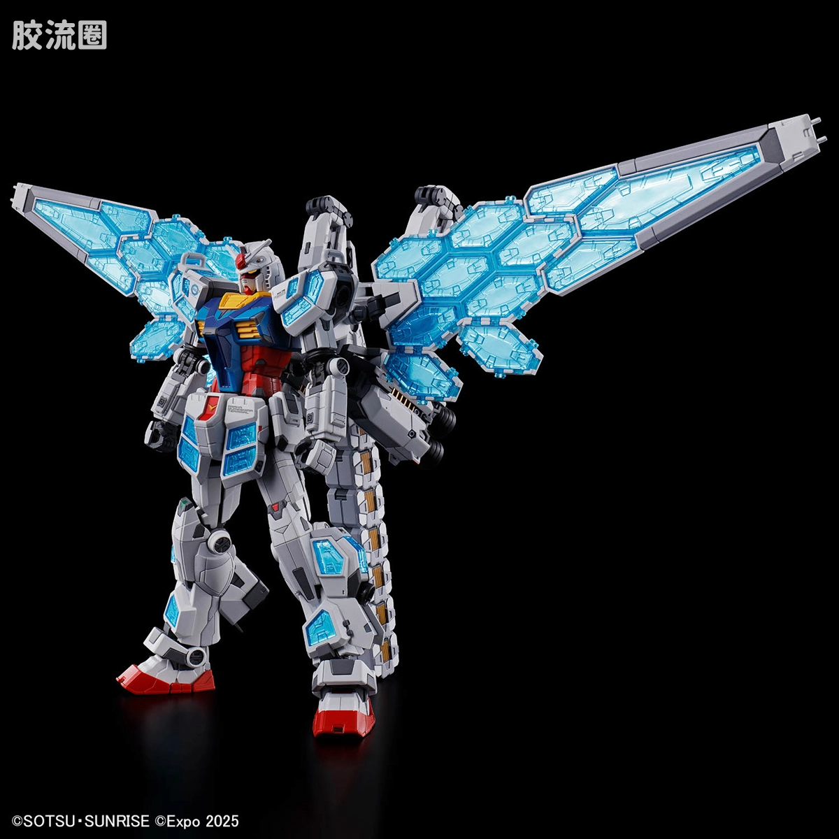 GUNDAM NEXT FUTURE PAVILION 系列 1/144 RX-78F00/E 高达(EX-001 玻璃羽翼装备) - 图片