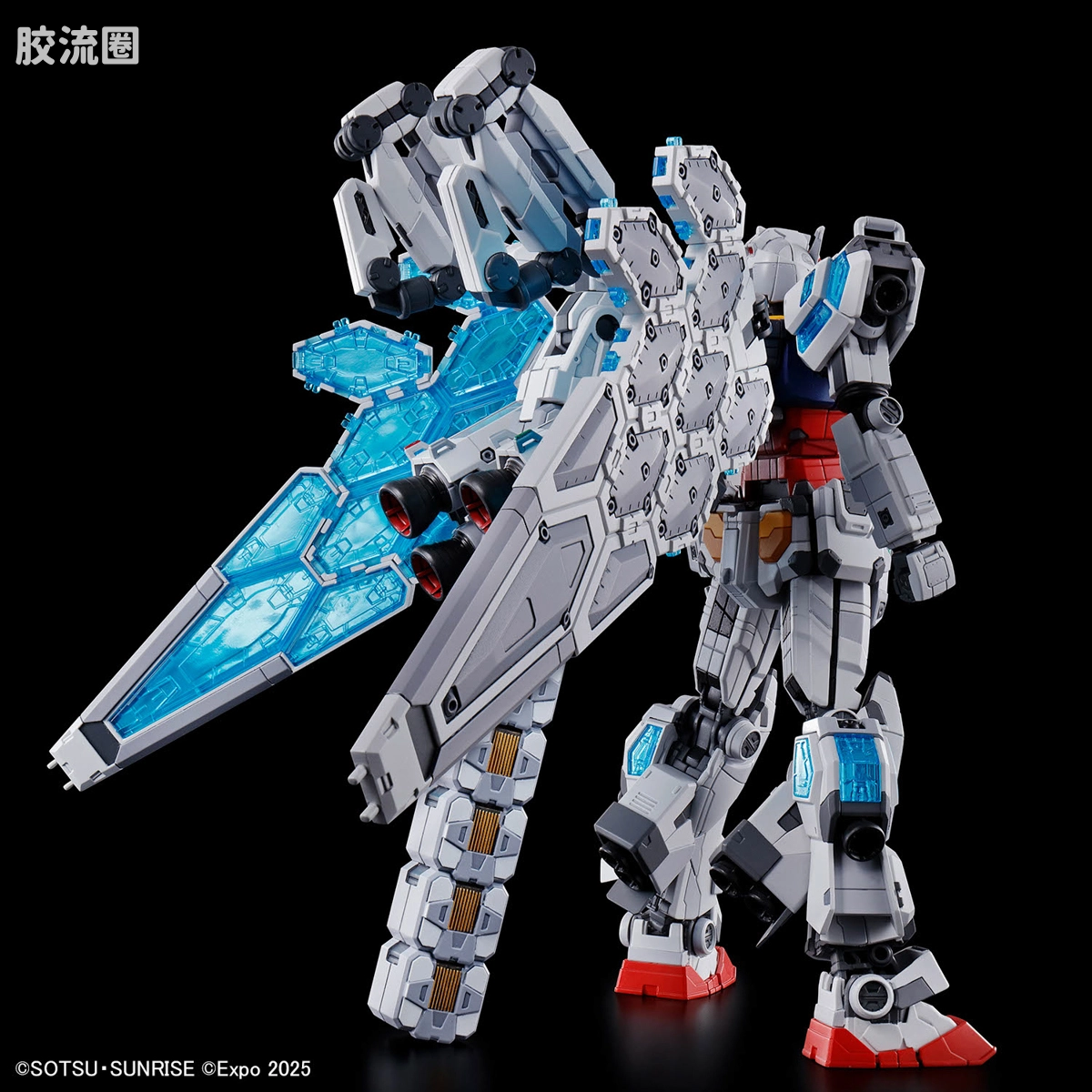 GUNDAM NEXT FUTURE PAVILION 系列 1/144 RX-78F00/E 高达(EX-001 玻璃羽翼装备) - 图片