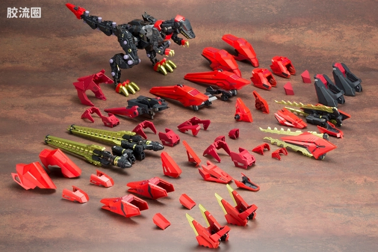 寿屋机兽起源 限定及特别版 045 Limited EZ-049 暴风龙鬼&狂暴战龙组件套装 - 图片