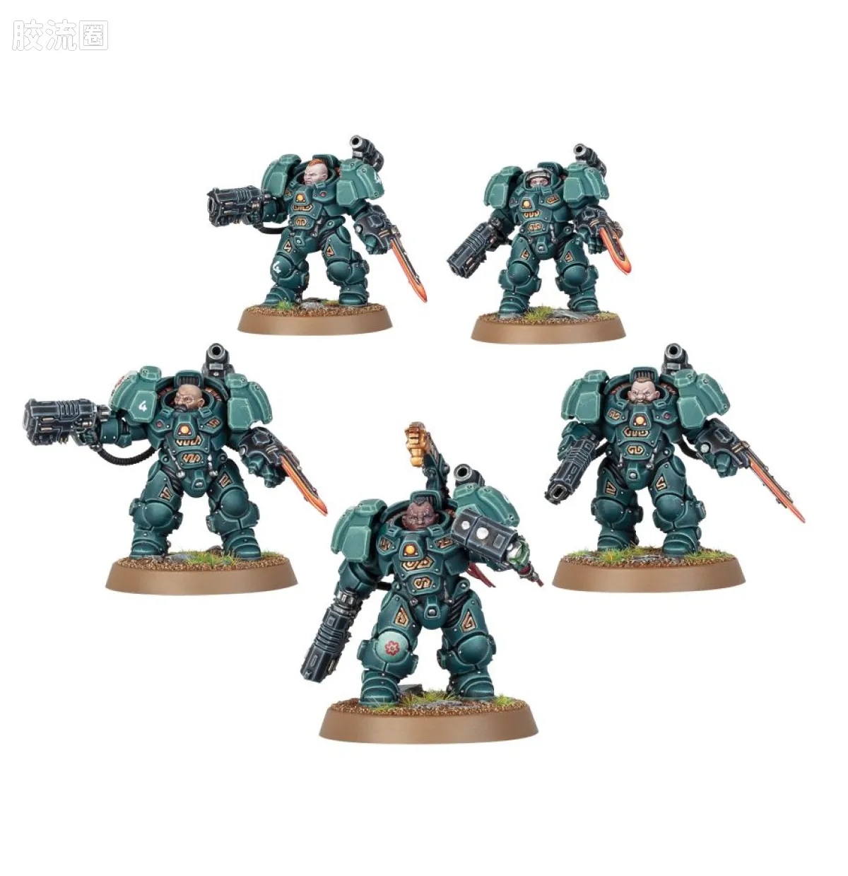 战锤40K Leagues of Votann/Squats 沃坦联盟/短人 9版 断角炉卫 - 图片