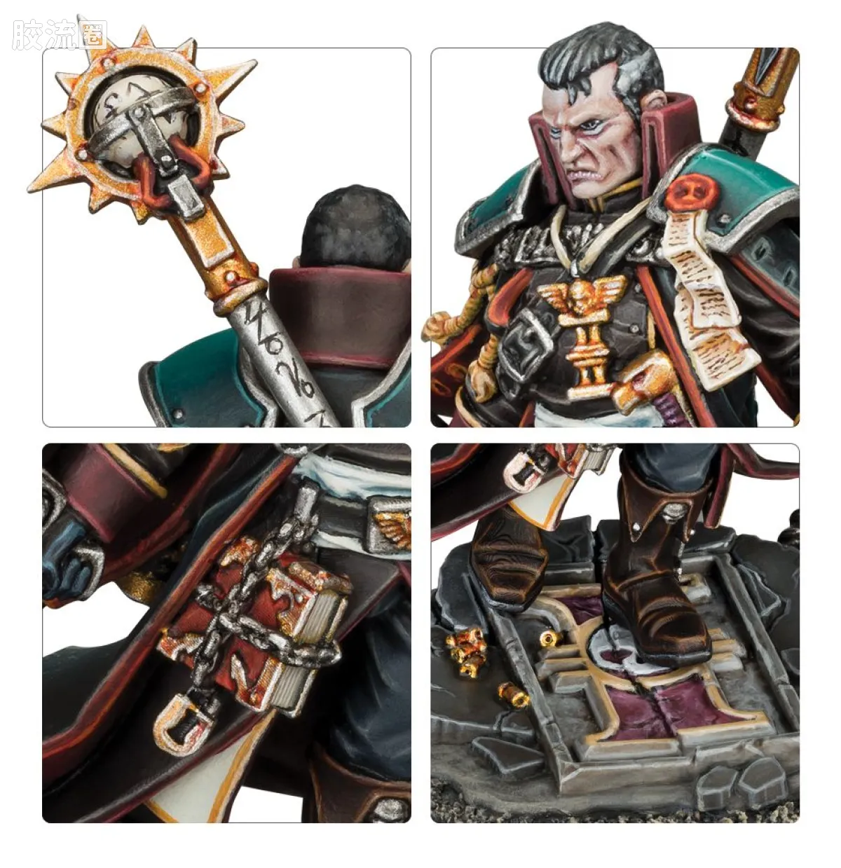 战锤40K Agents Of The Imperium 帝国特勤 8版 审判庭 审判官 艾森霍恩 - 图片