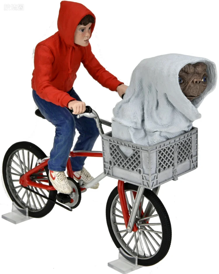 Elliott & E.T. on Bicycle