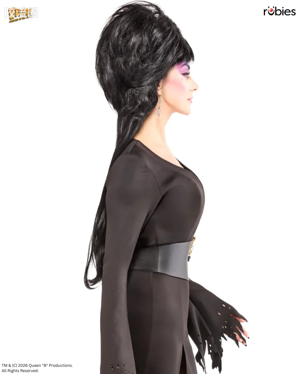 NECA 7寸可动人形系列 配件系列 Elvira：暗黑女王 假发（Rubies 出品） - 图片