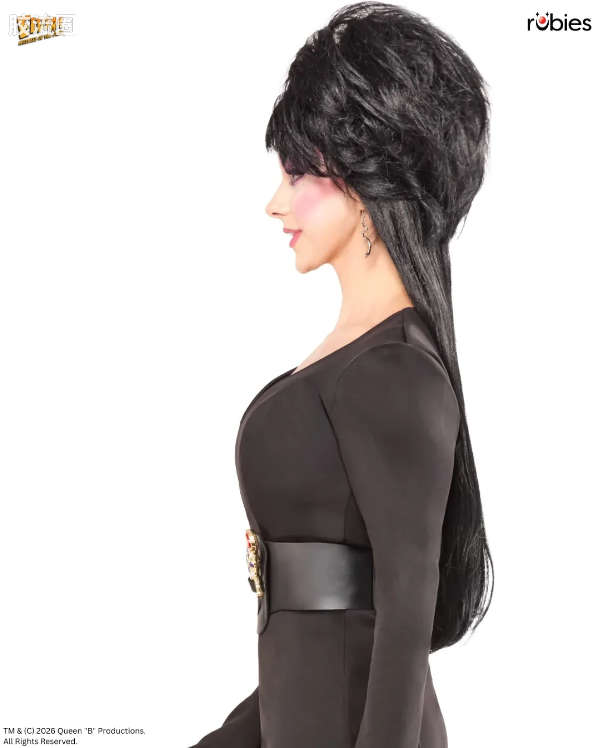 NECA 7寸可动人形系列 配件系列 Elvira：暗黑女王 假发（Rubies 出品） - 图片