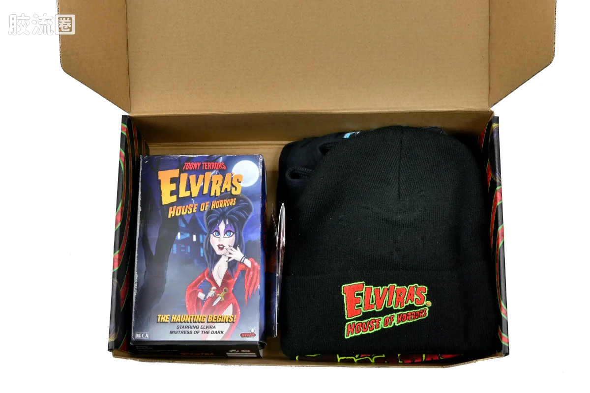 NECA 7寸可动人形系列 配件系列 Elvira 恐怖之屋 收藏箱 - 图片