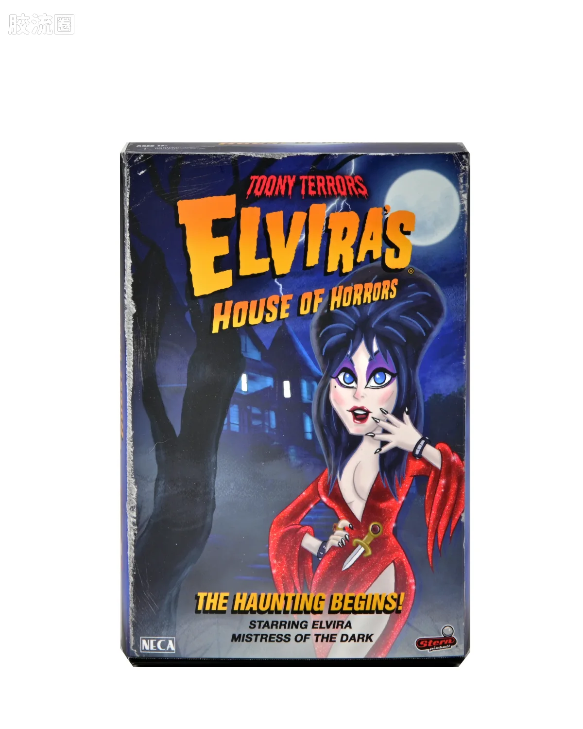 NECA 7寸可动人形系列 配件系列 Elvira 恐怖之屋 收藏箱 - 图片