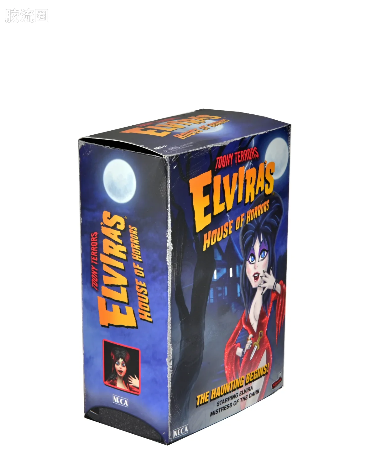 NECA 7寸可动人形系列 配件系列 Elvira 恐怖之屋 收藏箱 - 图片