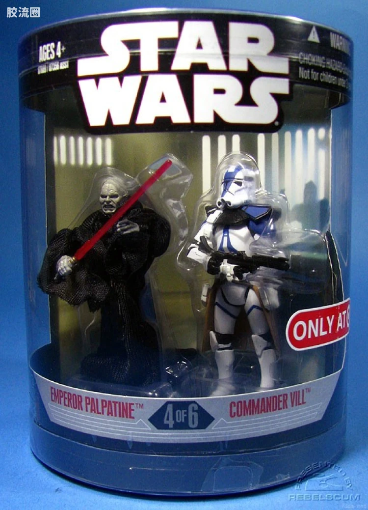 星球大战 30周年收藏 ORDER 66 Emperor Palpatine and Commander Vill