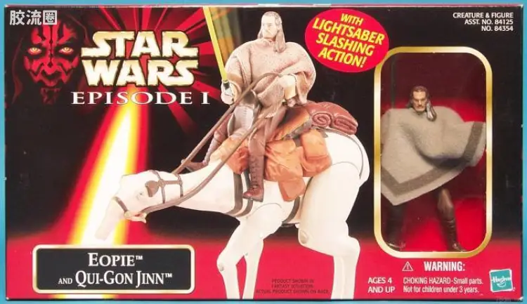 Eopie with Qui-Gon