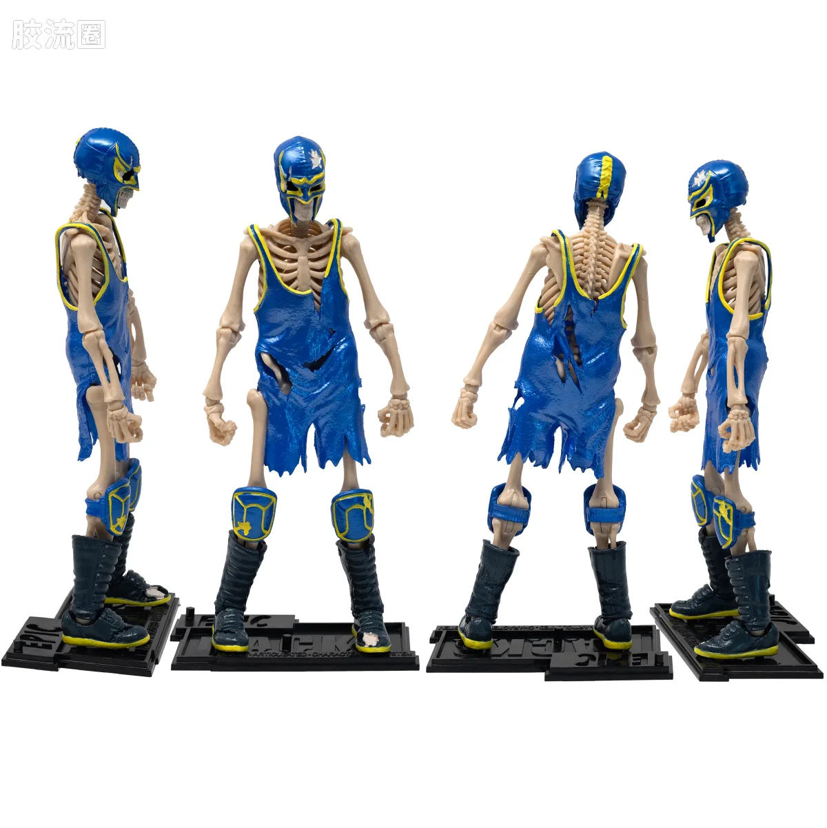 史诗 H.A.C.K.S. 1/12 可动人偶 摔角手骷髅 - 图片