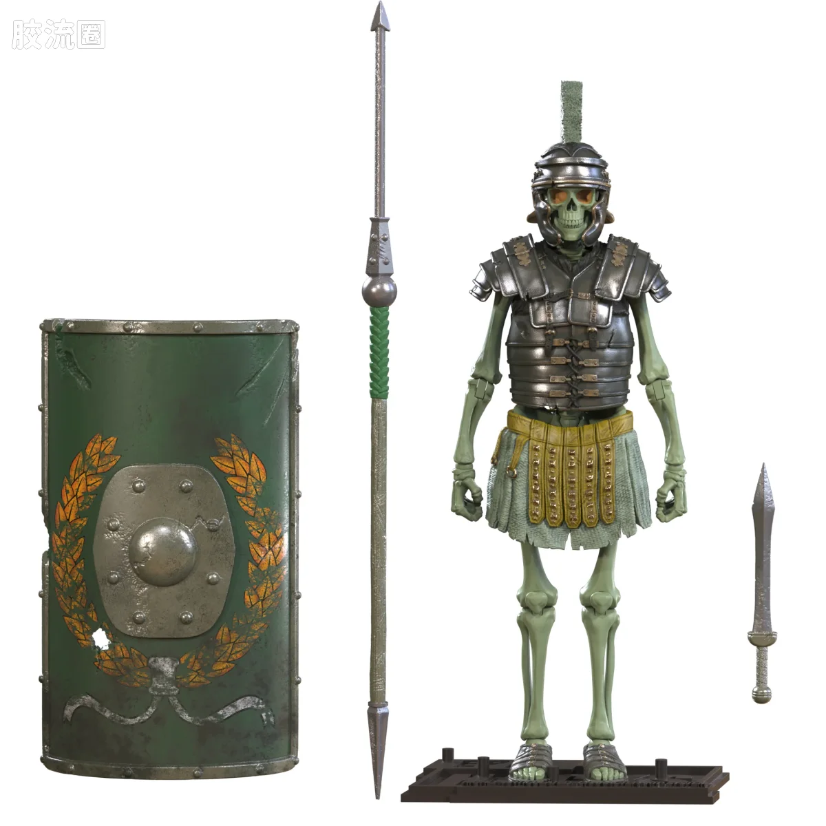 史诗 H.A.C.K.S. 1/12 可动人偶 永恒守护者骷髅 - 图片
