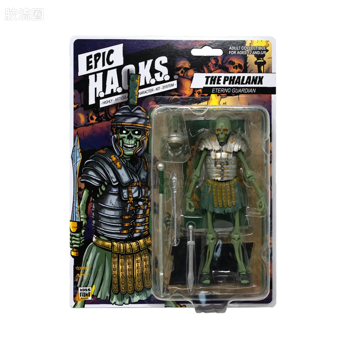 史诗 H.A.C.K.S. 1/12 可动人偶 永恒守护者骷髅 - 图片