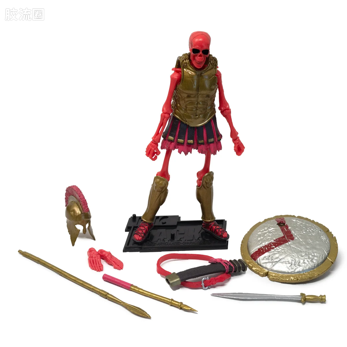 史诗 H.A.C.K.S. 1/12 可动人偶 斯巴达勇士骷髅 - 图片
