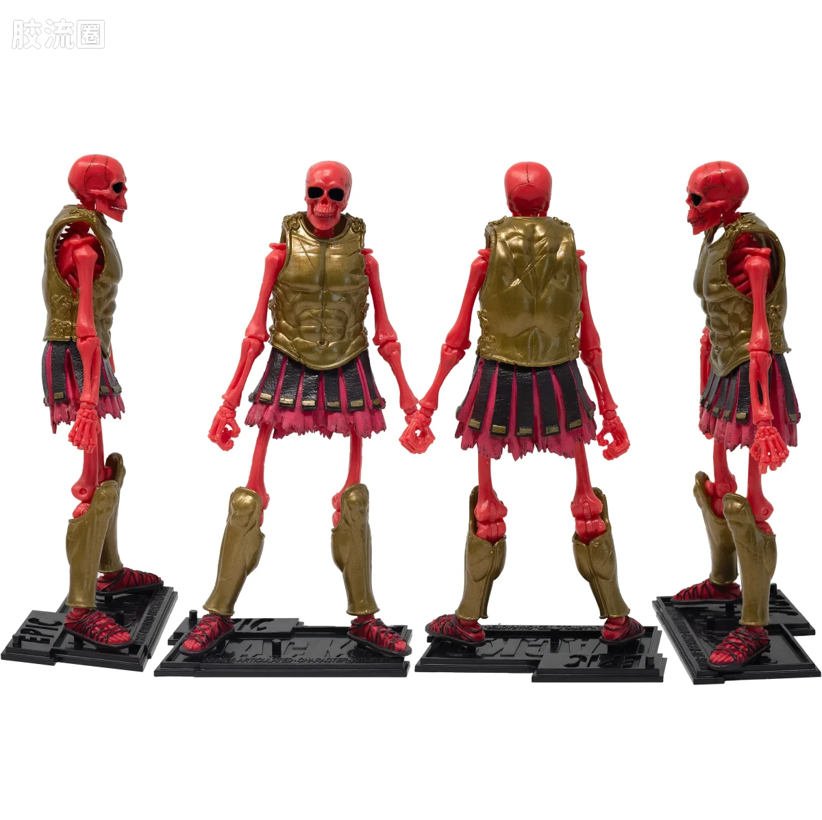 史诗 H.A.C.K.S. 1/12 可动人偶 斯巴达勇士骷髅 - 图片