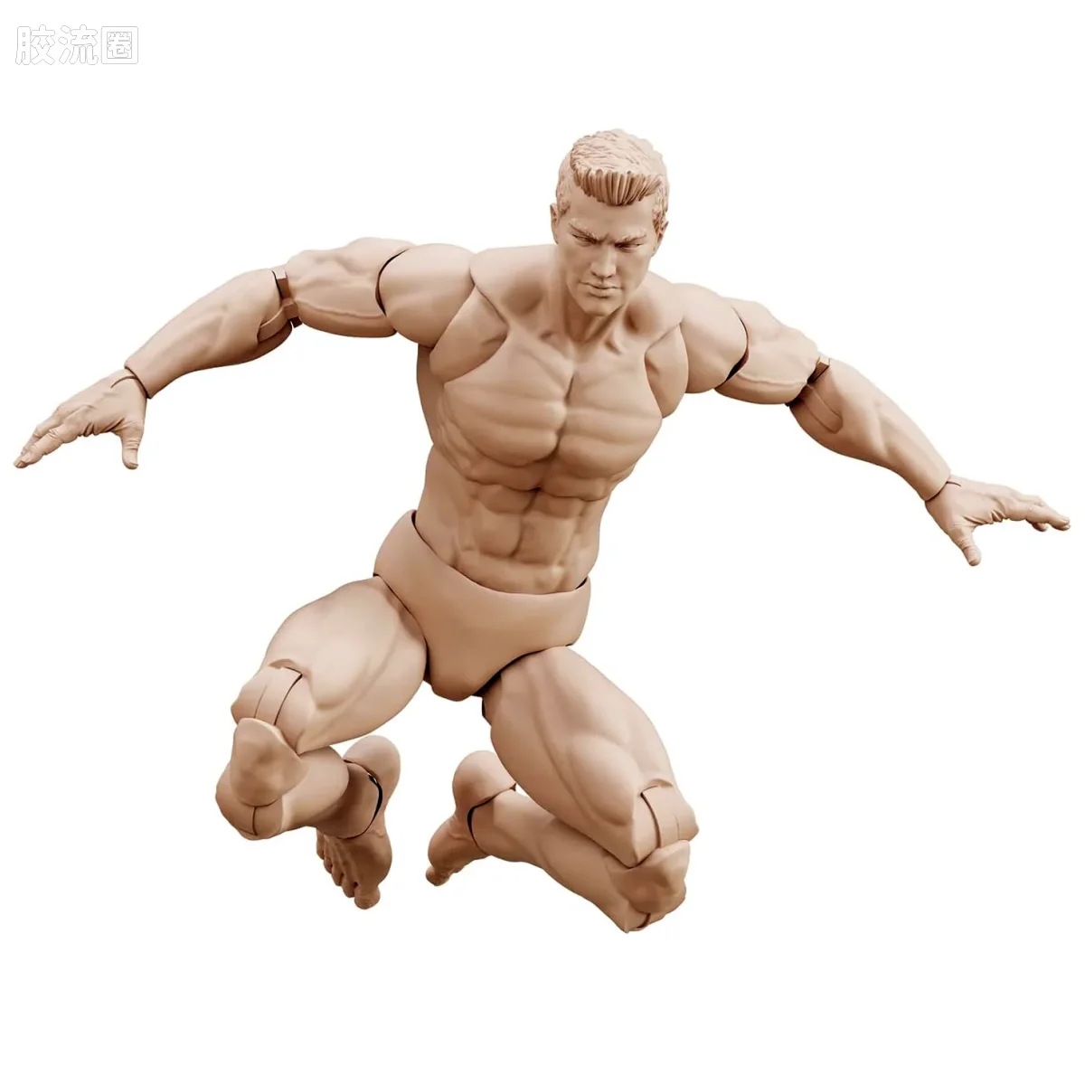 史诗 H.A.C.K.S. 1/12 可动人偶 香槟卡其色男性素体 - 图片