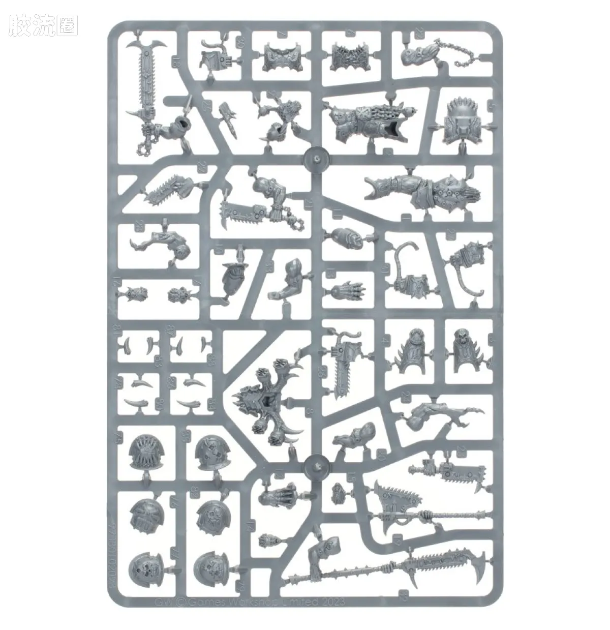 战锤40K World Eaters 吞世者 9版 高阶八缚者 - 图片