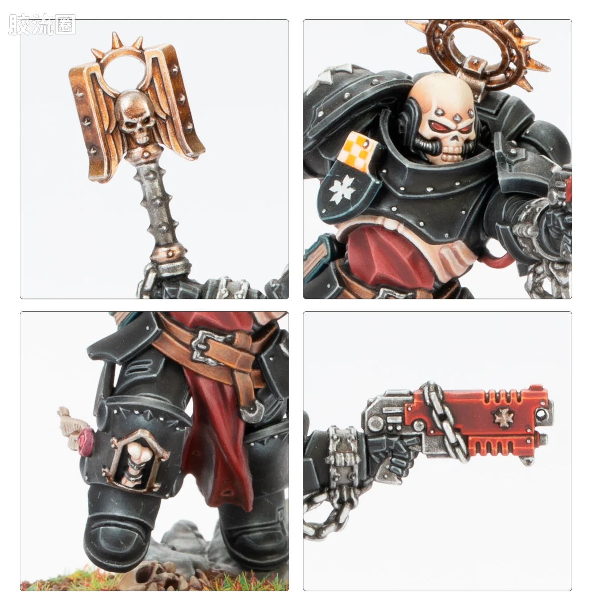 战锤40K Black Templars 黑色圣堂 10版 执裁者 - 图片