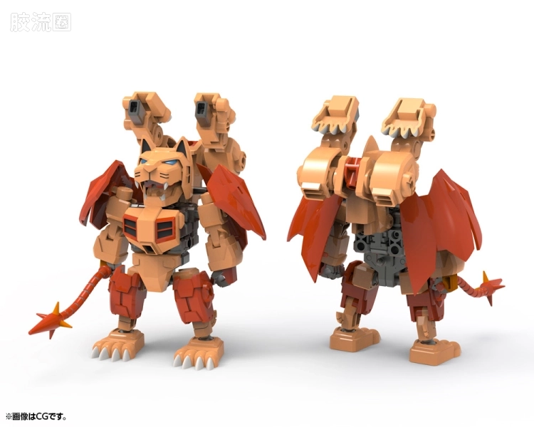 寿屋综合拼装模型系列 EVOROIDS系列 F-GAO-G1 Roaring Fang(皇吼) - 图片