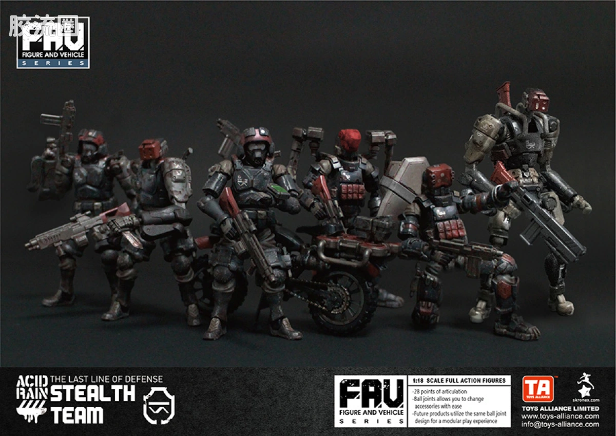 Pre-painted action figure FAV系列 FAV-A08 隐形骆驼机器人 HR12e - 图片