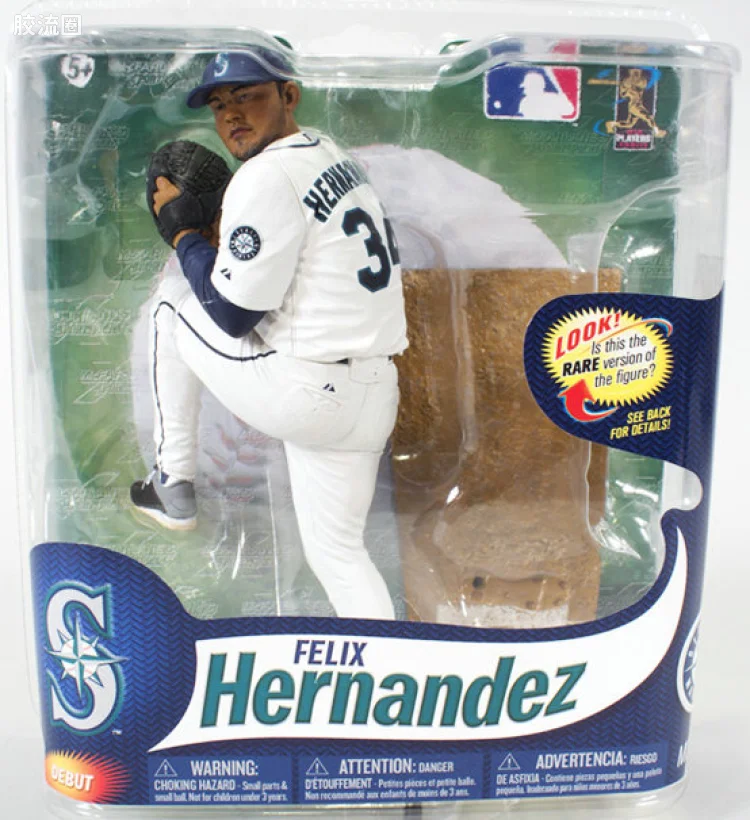 麦克法兰MLB棒球系列玩具 第31代 FELIX HERNANDEZ