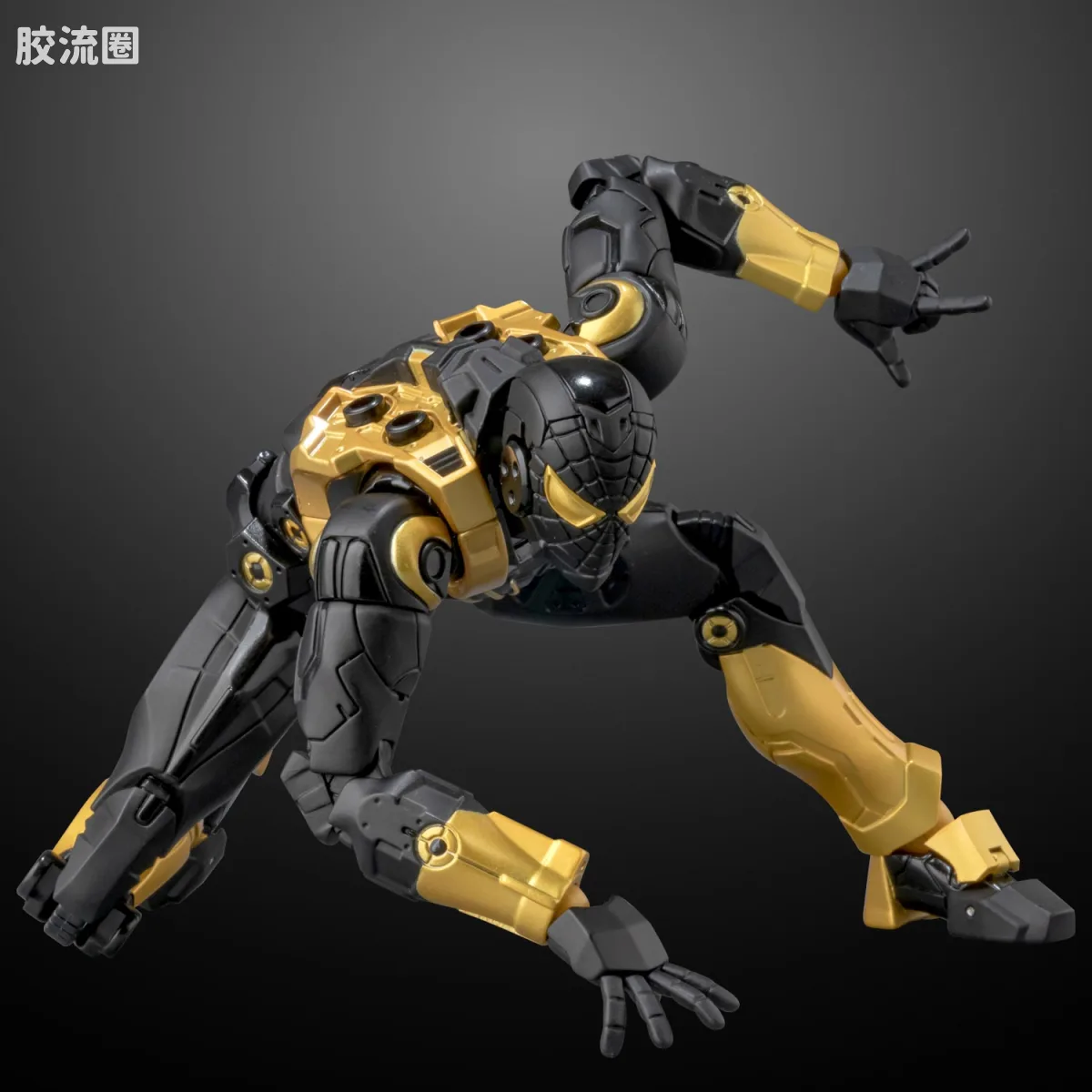 千值练机甲综合系列 FIGHTING ARMOR 钢铁蜘蛛侠 (Onyx Stealth Tech Ver.) - 图片
