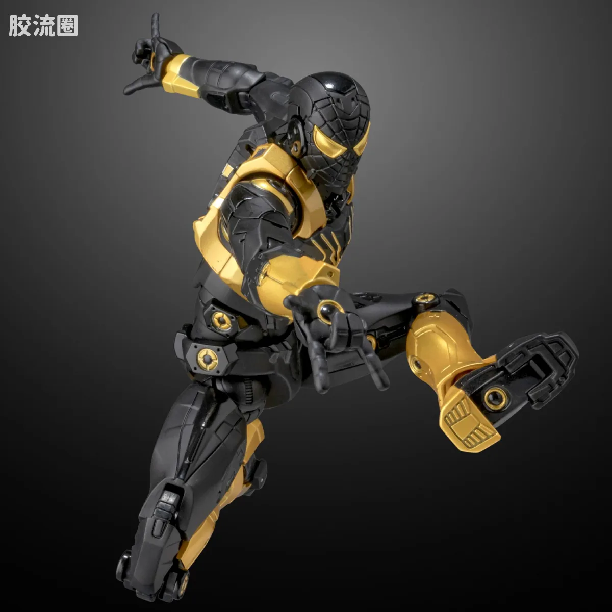 千值练机甲综合系列 FIGHTING ARMOR 钢铁蜘蛛侠 (Onyx Stealth Tech Ver.) - 图片