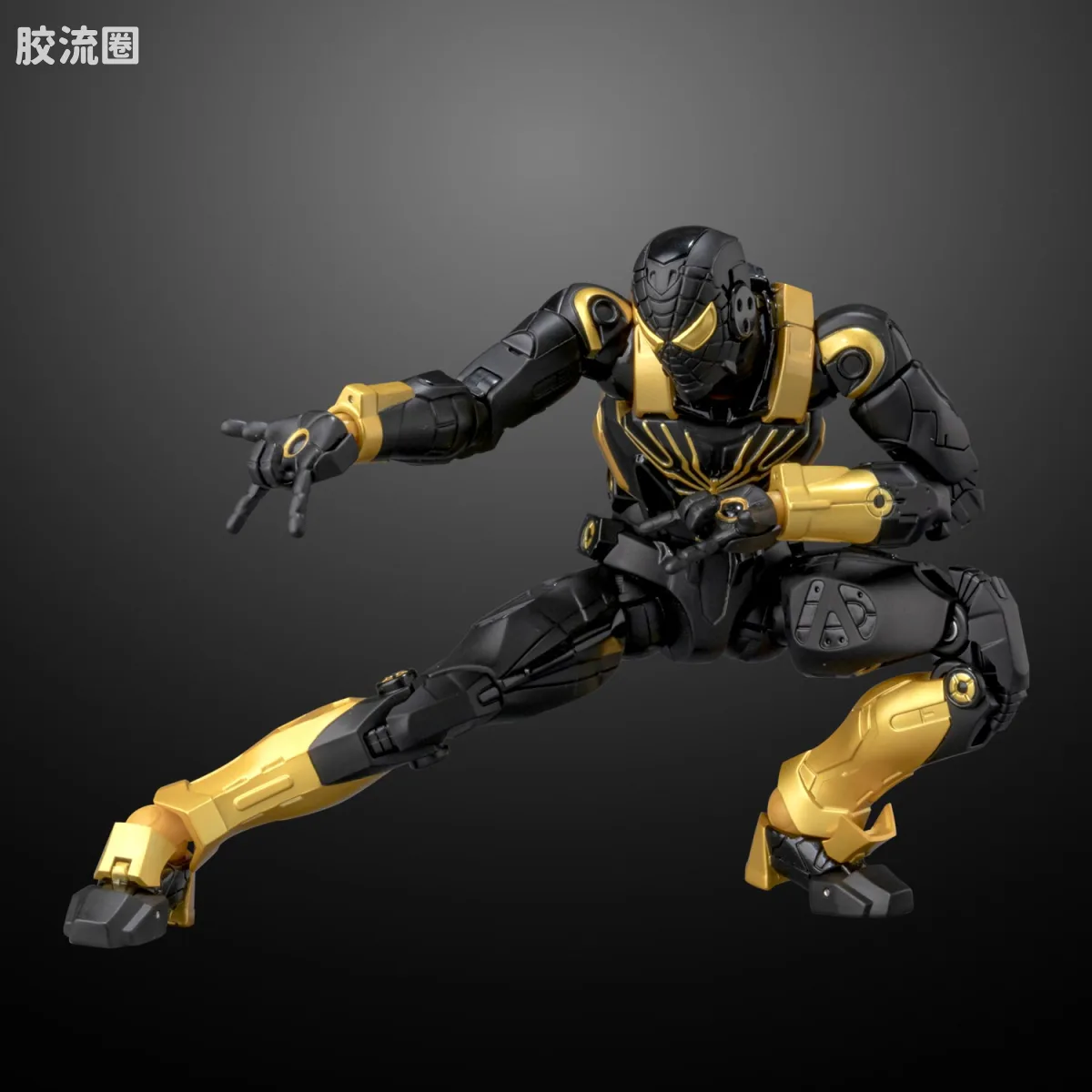 千值练机甲综合系列 FIGHTING ARMOR 钢铁蜘蛛侠 (Onyx Stealth Tech Ver.) - 图片