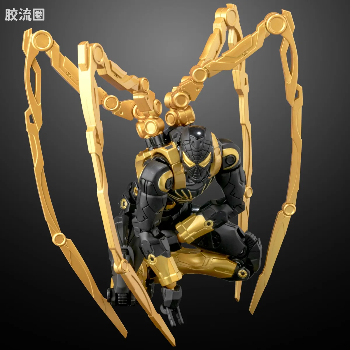 千值练机甲综合系列 FIGHTING ARMOR 钢铁蜘蛛侠 (Onyx Stealth Tech Ver.) - 图片