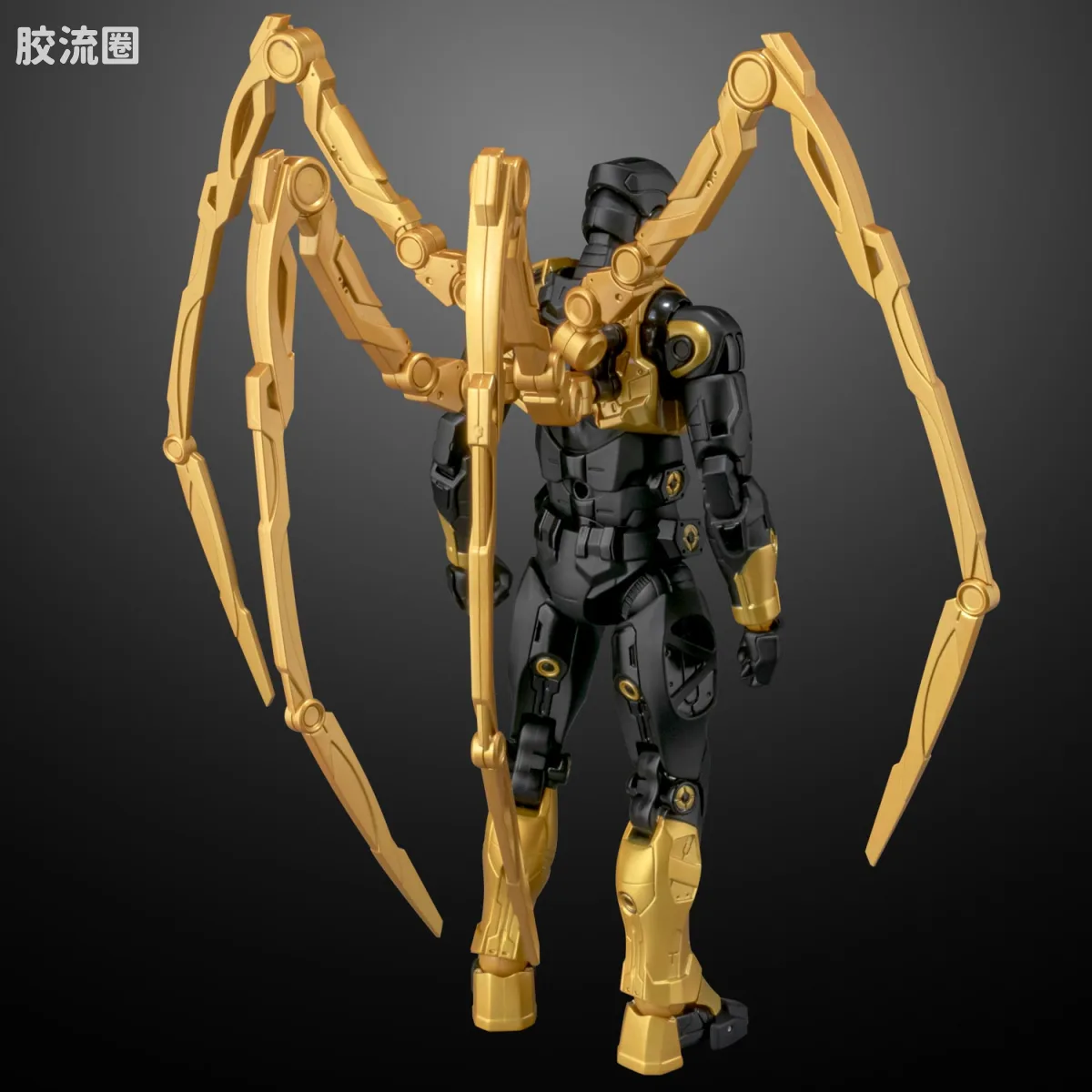 千值练机甲综合系列 FIGHTING ARMOR 钢铁蜘蛛侠 (Onyx Stealth Tech Ver.) - 图片