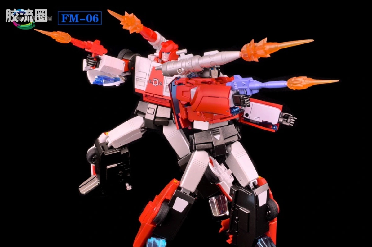 FansToys变形玩具系列 Fantastic Model FM-06 红色警报 - 图片