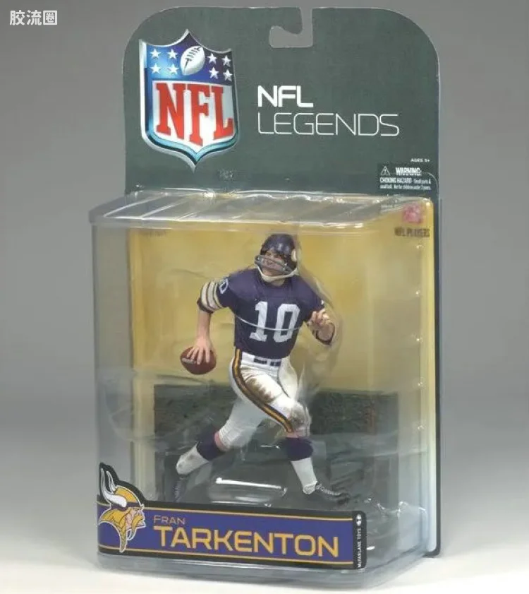麦克法兰NFL美式足球系列玩具 传奇第4代 FRAN TARKENTON