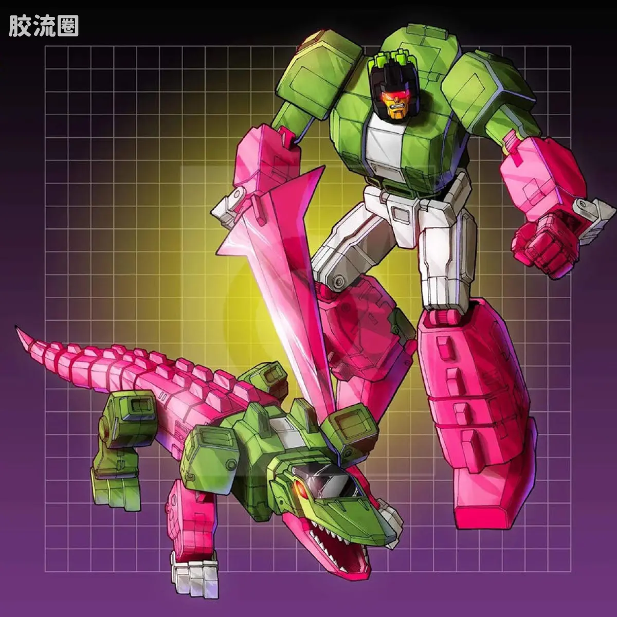 FansToys变形玩具系列 FT FT-51 鳄龙 - 图片