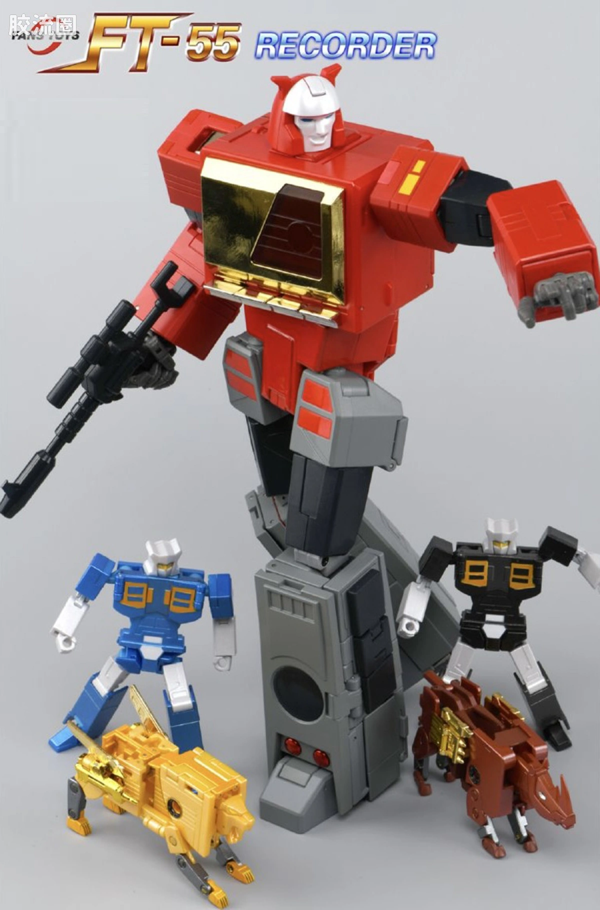 FansToys变形玩具系列 FT FT-55 录音机 - 图片
