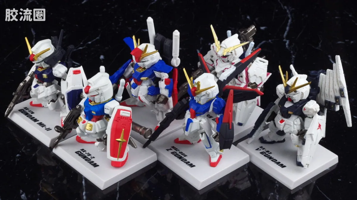 新FW系列食玩 GUNDAM CONVERGE 限定&特别版 10周年 宇宙世纪套装 - 图片
