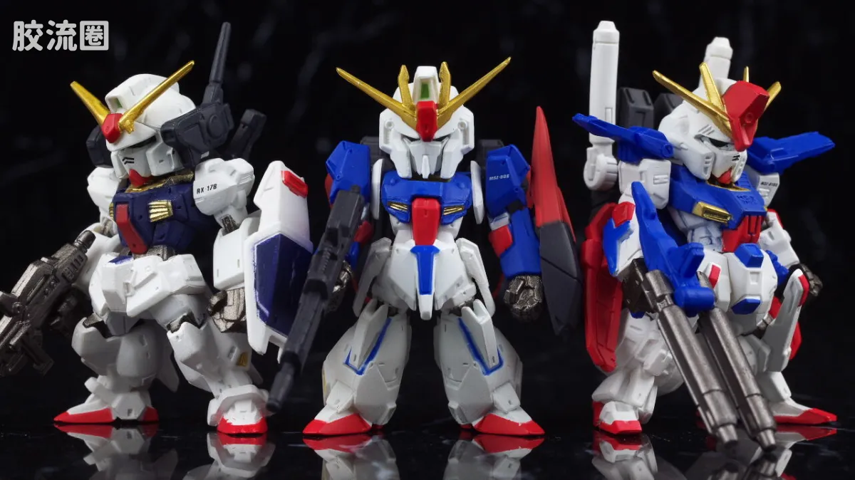 新FW系列食玩 GUNDAM CONVERGE 限定&特别版 10周年 宇宙世纪套装 - 图片