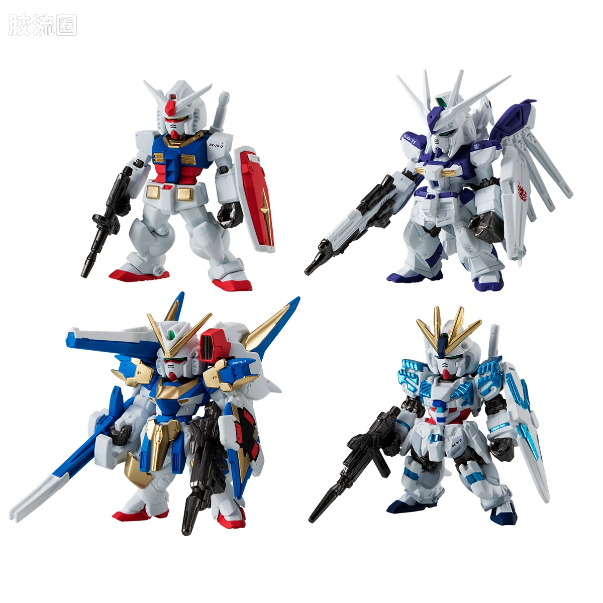 新FW系列食玩 GUNDAM CONVERGE 限定&特别版 15周年 UNIVERSAL CENTURY套装 - 图片