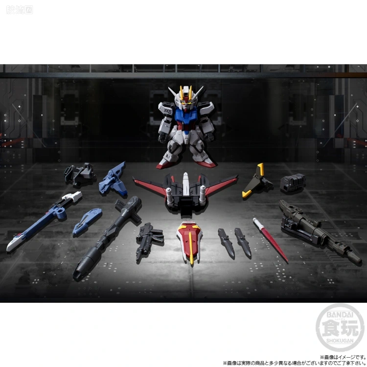 新FW系列食玩 GUNDAM CONVERGE CORE 强袭高达 全武器套装 - 图片